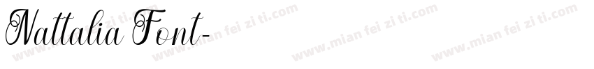 Nattalia Font字体转换